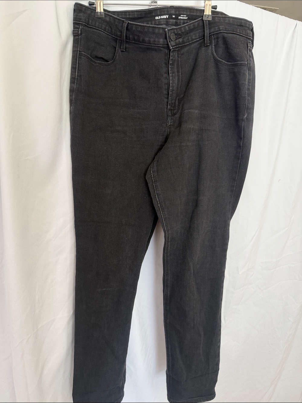 Old Navy high rise straight jeans 14